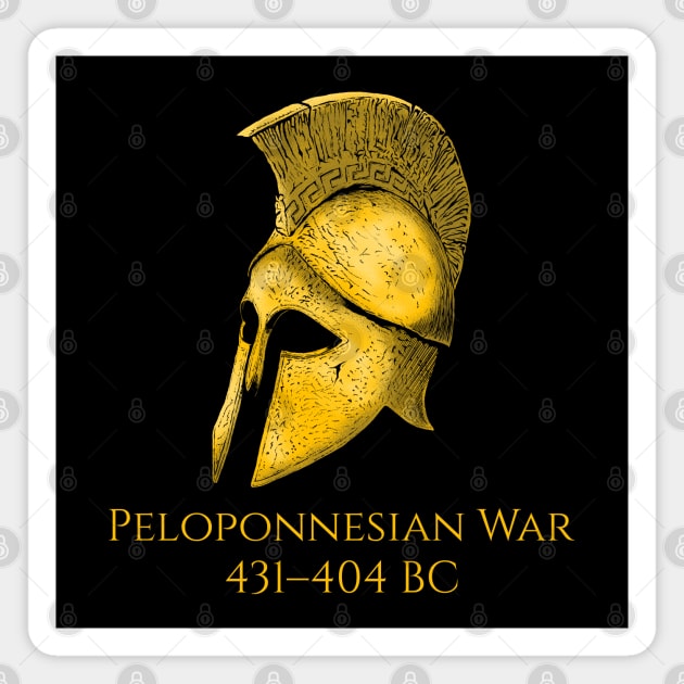 History Of Ancient Greece - Peloponnesian War Magnet by Styr Designs